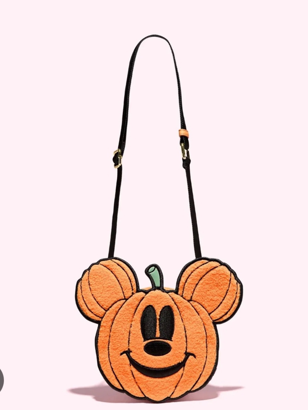 Stoney Clover Lane Mickey Mouse Pumpkin Crossbody Bag - Say Boo!